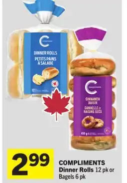 Foodland COMPLIMENTS Dinner Rolls offer
