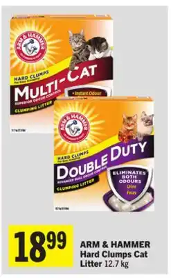 Foodland ARM & HAMMER Hard Clumps Cat Litter offer