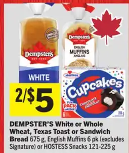Foodland DEMPSTER'S White or Whole Wheat, Texas Toast or Sandwich Bread offer