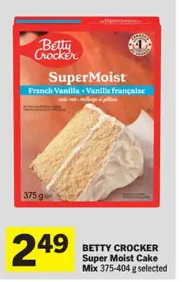 Foodland BETTY CROCKER Super Moist Cake Mix offer