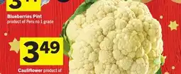 Foodland Cauliflower offer