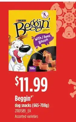 Fortinos BEGGIN' DOG SNACKS (665-708G) offer