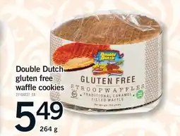 Fortinos DOUBLE DUTCH GLUTEN FREE WAFFLE COOKIES, 264 G offer