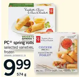Fortinos PC SPRING ROLLS, 574 g offer