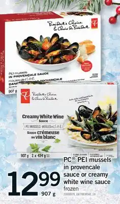 Fortinos PC PEI PEI MUSSELS PROVENCALE IN PROVENCALE SAUCE SAUCE WHITE WINE SAUCE, 907 G offer