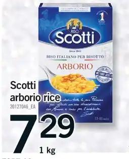 Fortinos SCOTTI ARBORIO RICE, 1 KG offer