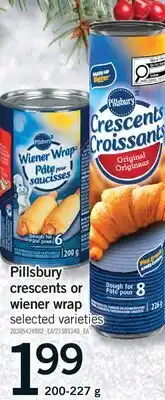 Fortinos PILLSBURY CRESCENTS OR WIENER WRAP, 200-227 G offer