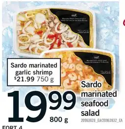 Fortinos SARDO MARINATED SEAFOOD SALAD, 800 G offer