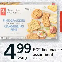 Fortinos PC FINE CRACKER ASSORTMENT, 250 g offer