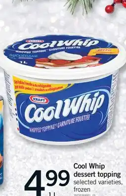 Fortinos COOL WHIP DESSERT TOPPING, 1 L offer