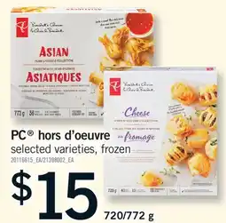 Fortinos PC HORS D'OEUVRE, 720/772 g offer
