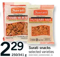 Fortinos SURATI SNACKS, 250/341 G offer