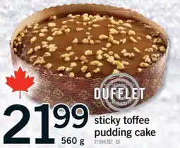 Fortinos STICKY TOFFEE PUDDING CAKE, 560 g offer