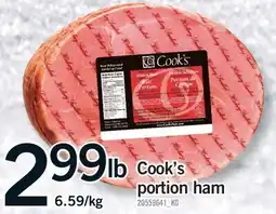 Fortinos COOK'S PORTION HAM offer