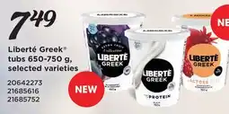 Fortinos LIBERTÉ GREEK TUBS, 650-750 G offer