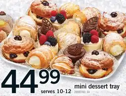 Fortinos MINI DESSERT TRAY, SERVES 10-12 offer