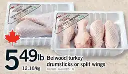 Fortinos BELWOOD TURKEY DRUMSTICKS OR SPLIT WINGS offer