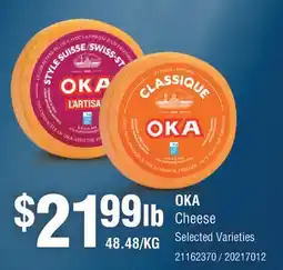 Fortinos OKA CHEESE offer