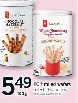 Fortinos PC ROLLED WAFER, 400 G offer