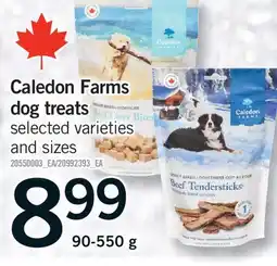 Fortinos CALEDON FARMS DOG TREATS, 90-550 G offer