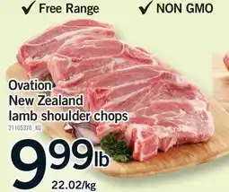 Fortinos OVATION NEW ZEALAND LAMB SHOULDER CHOPS offer