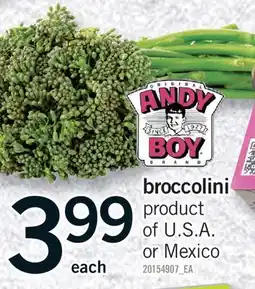 Fortinos BROCCOLINI offer