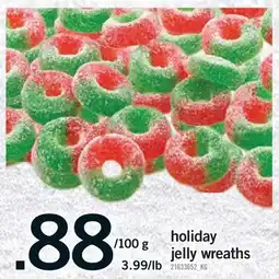 Fortinos HOLIDAY JELLY WREATHS offer
