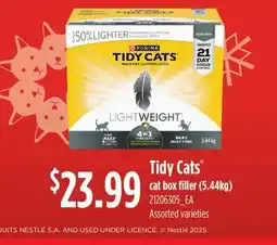 Fortinos TIDY CATS CAT BOX FILLER (5.44KG) offer