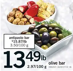 Fortinos OLIVE BAR, 2.97/100 G offer