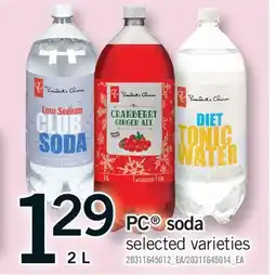 Fortinos PC SODA, 2 L offer