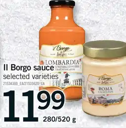 Fortinos II BORGO SAUCE, 280/520 G offer