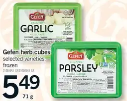 Fortinos GEFEN HERB CUBES, 71 G offer