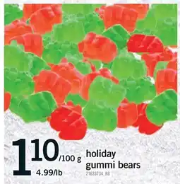 Fortinos HOLIDAY GUMMI BEARS offer