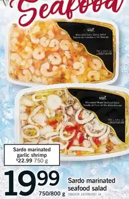 Fortinos SARDO MARINATED SEAFOOD SALAD, 750/800 G offer