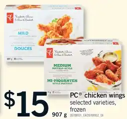 Fortinos PC CHICKEN WINGS, 907 g offer