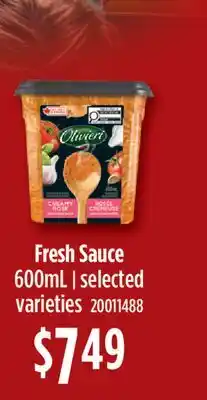 Fortinos Fresh Sauce, 600mL offer