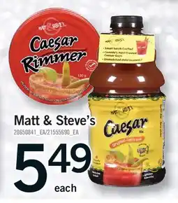 Fortinos MATT & STEVE'S offer