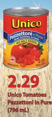 Fortinos UNICO TOMATOES PEZZETTONI IN PUREE (796 ML) offer
