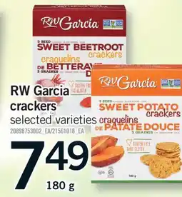Fortinos RW GARCIA CRACKERS, 180 G offer