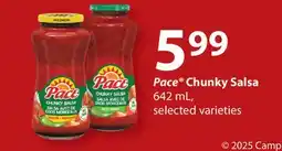 Fortinos PACE CHUNKY SALSA, 642 mL offer
