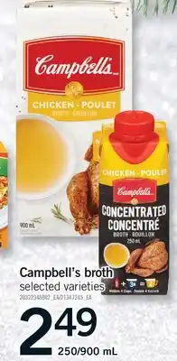 Fortinos Campbell's broth offer