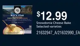 Fortinos SNOWDONIA CHEESE BAKE offer