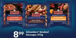 Fortinos SCHNEIDERS SMOKED SAUSAGES, 375G offer