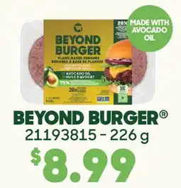 Fortinos BEYOND BURGER , 226 G offer