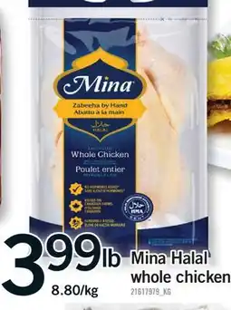 Fortinos MINA HALAL WHOLE CHICKEN offer