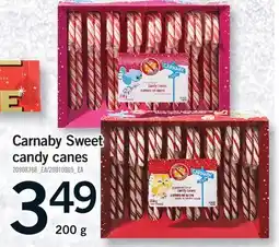 Fortinos CARNABY SWEET CANDY CANES, 200 G offer