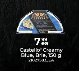 Fortinos CASTELLO CREAMY BLUE, BRIE, 150 G offer