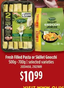 Fortinos FRESH FILLED PASTA OR SKILLET GNOCCHI, 500G - 700G offer