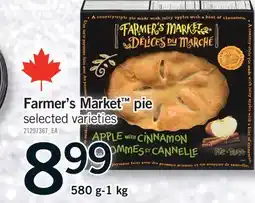 Fortinos FARMER'S MARKET PIE, 580 G-1 KG offer