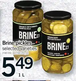 Fortinos BRINE PICKLES, 1 L offer